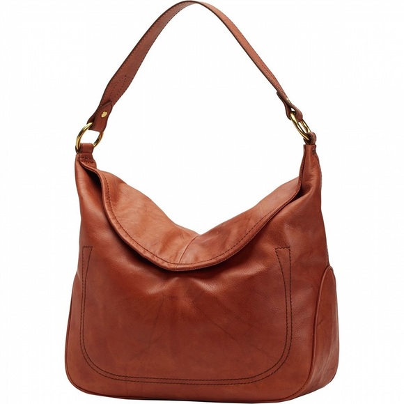 NWT Frye Campus Leather Hobo in Saddle - Picture 3 of 7